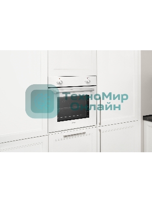 Духовой шкаф электрический Weissgauff EOM 180 W белый, встраиваемый