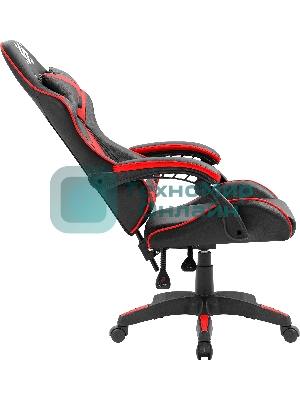 Кресло Defender XCOM черный, экокожа, 120 кг, механизм качания