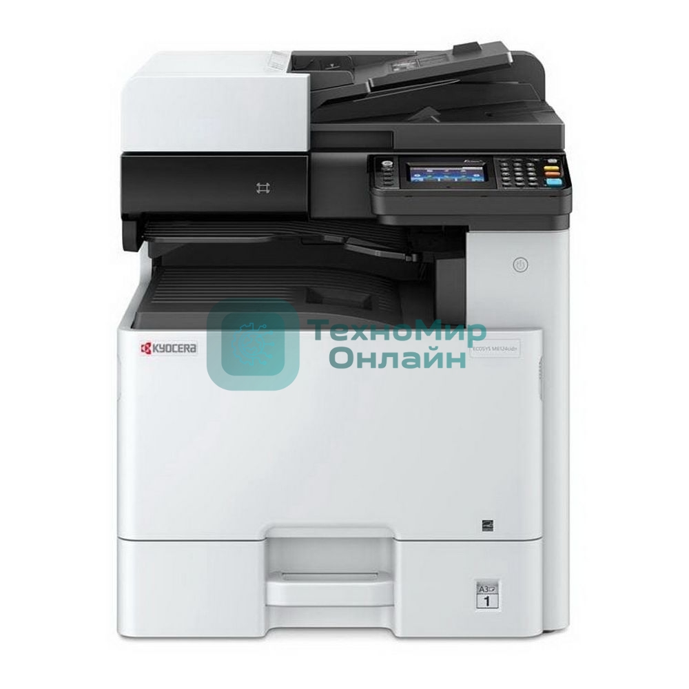 МФУ лазерное Kyocera Ecosys M8124cidn (1102P43AX0) АЗИЯ, (А3, 24/12 ppm A4/A3 1,5 Gb, USB, Network, дуплекс, автоподатчик, пуск. комплект, старт. карт.TK-8110)