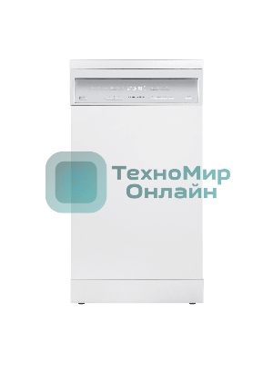 Посудомоечная машина Maunfeld MWF45230W, белый, 45 см, 10 компл., 49 дБ, класс A++