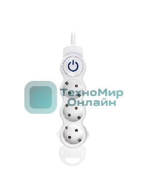 Удлинитель Smartbuy (SBE-16-3-1.5m-ZS) 3 роз х 1,5 м - белый