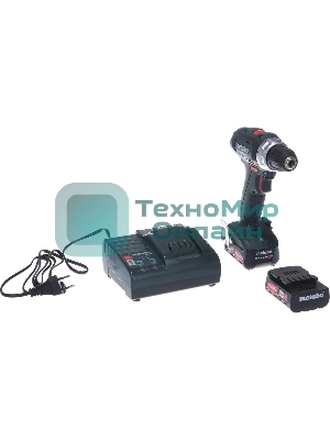 Дрель-шуруповерт аккумуляторная Metabo PowerMaxx BS 12 601036500, Аккумуляторный, 12В, 2 АКБ, Кейс