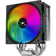 Кулер для процессора Thermalright Assassin X 120 R Digital ARGB Black (4-pin PWM, 151mm, Al/Cu, 4x6mm, ARGB, 1x120mm, 70.84CFM, 29.8dBA, 2000RPM, S: 1851/1700/1200/115X, AM5/AM4, black)