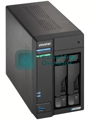 Сетевой накопитель ASUSTOR AS6702T/2BAY/EU/4GD4 (90IX01N1-BW3S20)