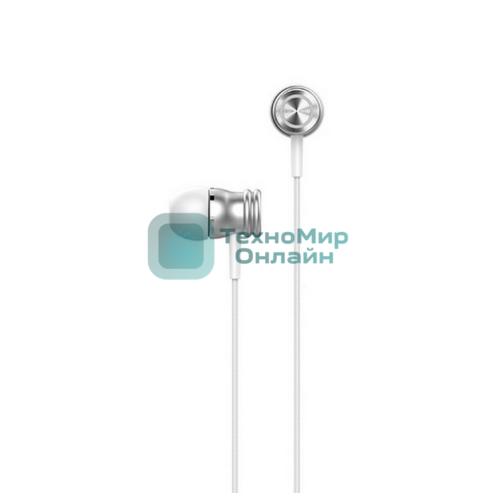 Проводные наушники Havit Wired earphone белый, вкладыши, Jack 3.5 мм, встроенный микрофон