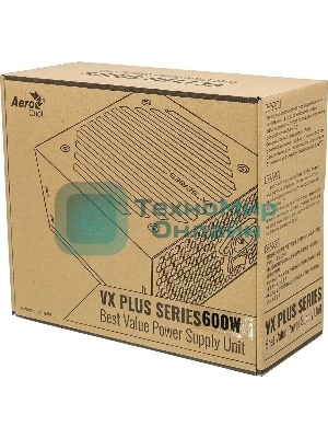 Блок питания Aerocool/Formula VX-600 PLUS, 600Вт 120мм, черный