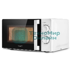 Микроволновая печь Vitek VT-MW0120 белый/серебристый, 20 л, 700 Вт, переключатели - поворотный механизм