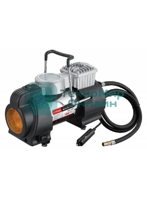 Компрессор STARWIND CC-240 Максимальный ток потребления 15 A. Максимальное давление, атм.10.2. Напряжение питания 12 В. Производительность 35 л/мин. Длина шланга 0.75 м. Длина провода питания 3 м.