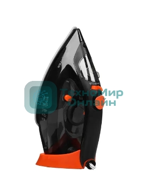 Утюг BRAYER BR4007 черный/оранжевый, 3100 Вт, 35 г/мин, 160 г/мин, 265 мл