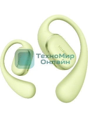 Наушники TWS Huawei FreeArc (Moose-T00) зеленый, открытые (накладные с дужкой), Bluetooth, до 7 ч