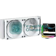 Система охлаждения Ocypus Sigma L24 PRO WH IPS Display/white/290W/All Intel/AMD AM*/Screws