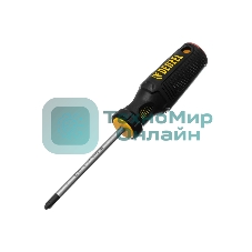 Отвертка Denzel PH2х100 мм, S2, 3к рукоятка