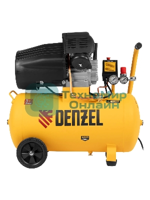 Компрессор воздушный Denzel прям. привод DCV1800/50, 1,8 кВт, 50 л, 320 л/мин
