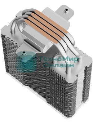 Кулер для процессора Thermalright Assassin X 120 R Digital ARGB White (4-pin PWM, 151mm, Al/Cu, 4x6mm, ARGB, 1x120mm, 70.84CFM, 29.8dBA, 2000RPM, S: 1851/1700/1200/115X, AM5/AM4, white)