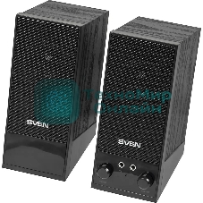 Акустическая система SVEN SPS-604 2.0 черный 4Вт