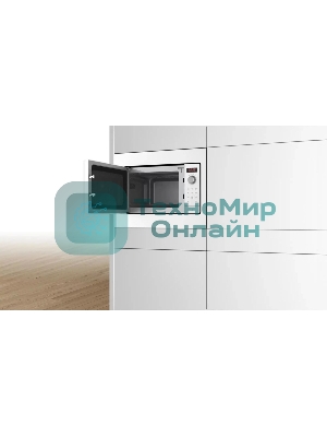 Встраиваемая микроволновая печь Bosch BFL523MW3 Serie 2 белый