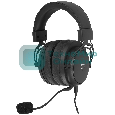 Гарнитура игровая T-LINE Haze, провод 2м, черный (64760)