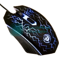 Мышь проводная Dialog Gan-Kata MGK-08U черный, 1600 dpi, USB, кнопки - 4