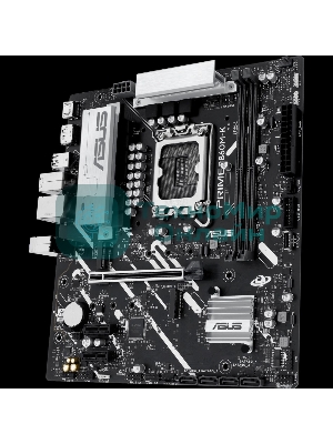Материнская плата ASUS PRIME B860M-K, LGA 1851, Intel B860, 2xDDR5, 4xSATA, 2xM.2, 1xPCIe 4.0 x16, 2xPCIe 4.0 x1, 1xHDMI, 1xDP, 1x 2.5Gb LAN, 1xUSB-A 10Gbps, 3xUSB-A 5Gbps, 3xUSB-A 2.0, 3x3.5 мм, 7.1, mATX