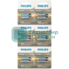 Элемент питания алкалиновый AAA/LR03 1.5В Entry отрывной набор (блист. 12шт) Philips Б0064646
