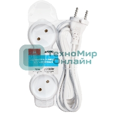 Удлинитель бытовой Smartbuy (SBE-10-3-05m-N) 3 гн х 5,0 м белый