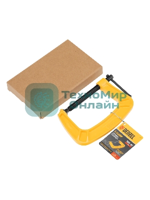 Струбцина Denzel G-образная, усиленная, 100 мм