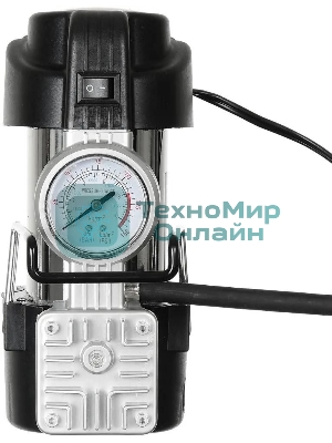 Компрессор STARWIND CC-240 Максимальный ток потребления 15 A. Максимальное давление, атм.10.2. Напряжение питания 12 В. Производительность 35 л/мин. Длина шланга 0.75 м. Длина провода питания 3 м.