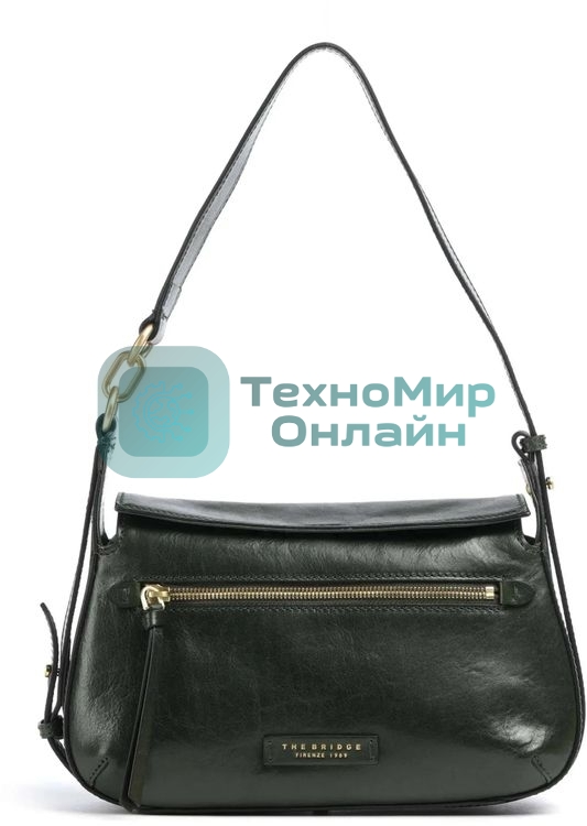 Сумка The Bridge Ingrid 04571501/I2 темно-зеленая натур.кожа