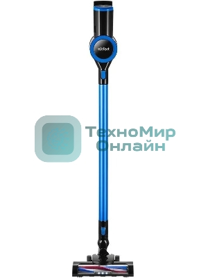 Пылесос ручной Kitfort КТ-5279, 200Вт, черный/синий