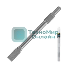 Долото плоское Deli DH-HBZ35410-E1 HEX30, 30x410x35мм, 40Cr