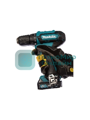 Дрель-шуруповерт аккумуляторная Makita DF333DWAE Аккумуляторная, Кейс