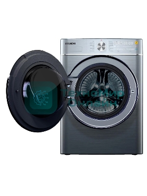 Стиральная машина Hyundai WMD9413 серебристый, загр. фронтальная макс.: 10 кг 1400 об/мин класс: В