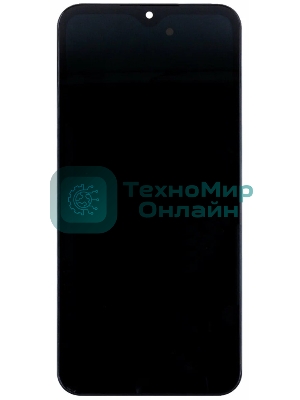 Дисплей для Samsung Galaxy A24 SM-A245F в сборе с тачскрином и рамкой, черный