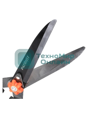 Ножницы для живой изгороди PATRIOT CSP-620, прямое лезвие, PP+TPR рукоятки, регул-ка прижима, 620 мм