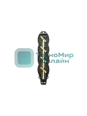 Розетка EKF RPS-020-16-230-44 PROxima четырехместная с защитными крышками каучуковая 230В 2P+PE 16A IP44