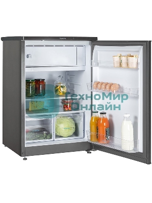Холодильник Бирюса W508 графит однокамерный 116/34л морозилка сверху