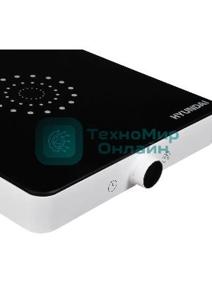 Плита настольная электрическая Hyundai HYC-0105 белый стеклокерамика