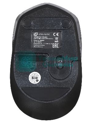 Мышь беспроводная Oklick 488MW синий/черный, 1600 dpi, радиоканал, USB, кнопки - 4