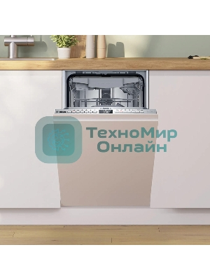 Встраиваемая посудомоечная машина Bosch SPV4EMX10E, серебристый, 44.8 см, 10 компл., 44 дБ, класс C