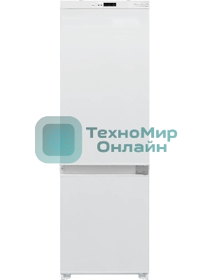 Встраиваемый холодильник Hyundai HBR 1784 2-хкамерн. белый