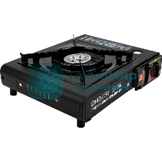 Плита настольная газовая Energy GS-300 чёрный, 2,5 кВт, газовая горелка, конфорки - 1, металл, поворотный регулятор