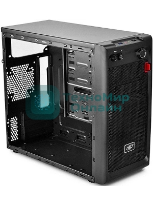 Компьютерный корпус Deepcool SMARTER, mATX/mini-ITX, без БП, 1x USB 3.0, 1x USB 2.0.
