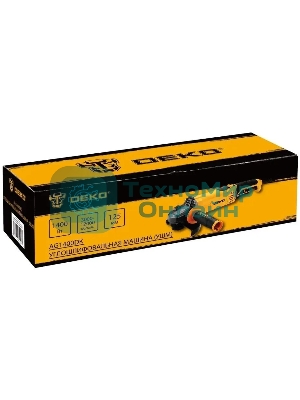 Угловая шлифовальная машина (УШМ) DEKO AG1400DK, 125мм, 1400 Вт