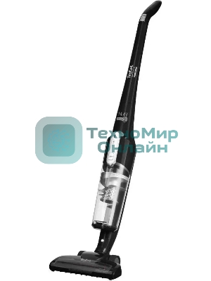 Пылесос вертикальный Tefal TY6545RH черный, питание от аккумулятора, уборка сухая, пылесборник 0.65 л
