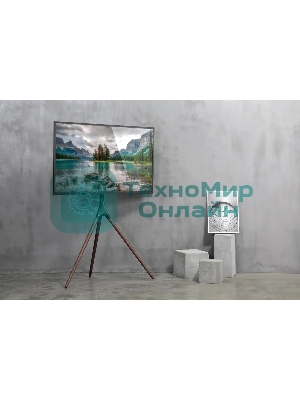 Подставка для телевизора Cactus CS-ST1246BKWN черный/орех, 45