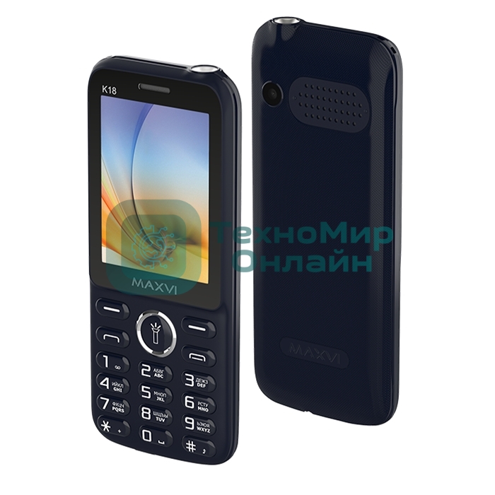 Мобильный телефон Maxvi K18 синий