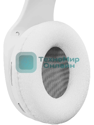 Беспроводные/проводные наушники Digma BT-17 белый, накладные, Bluetooth + проводной, складная конструкция, до 10 ч