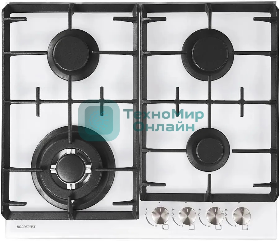 Газовая варочная панель Nordfrost HM 6042 W