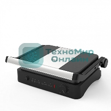 Гриль электрический BQ GR3001, черный/стальной