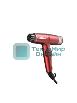 Фен GA.MA IQ LITE красный, 1600 Вт, компактный, ионизация